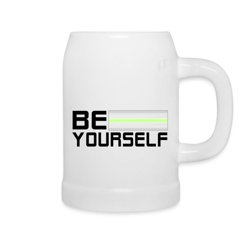 be-yourself-agenderflux-pride-bierkrug-weiss