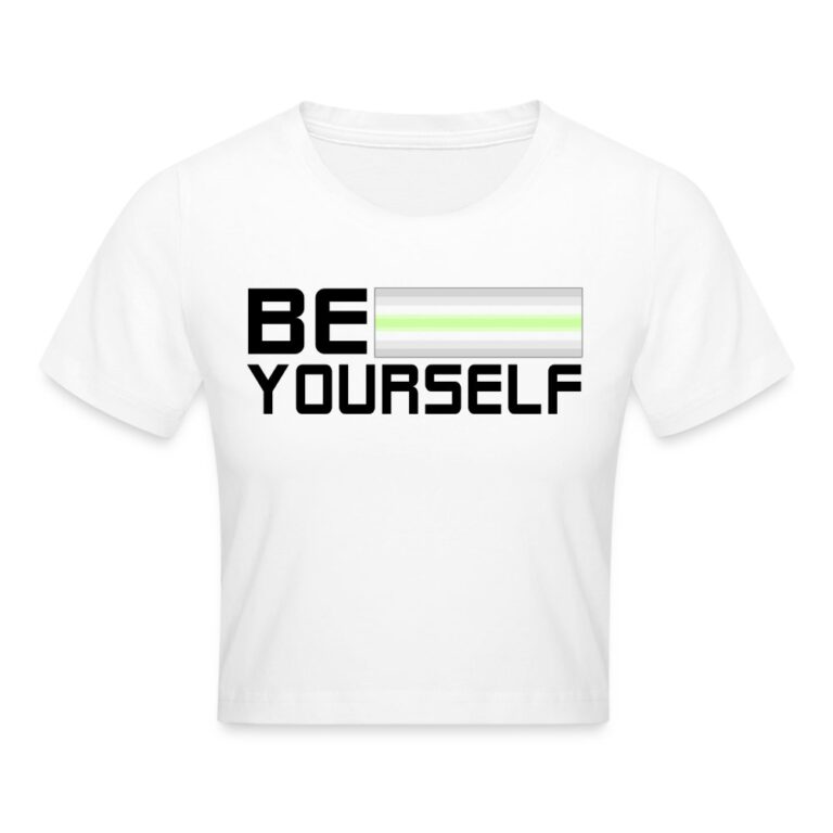 be-yourself-agenderflux-pride-cropped-t-shirt-weiss