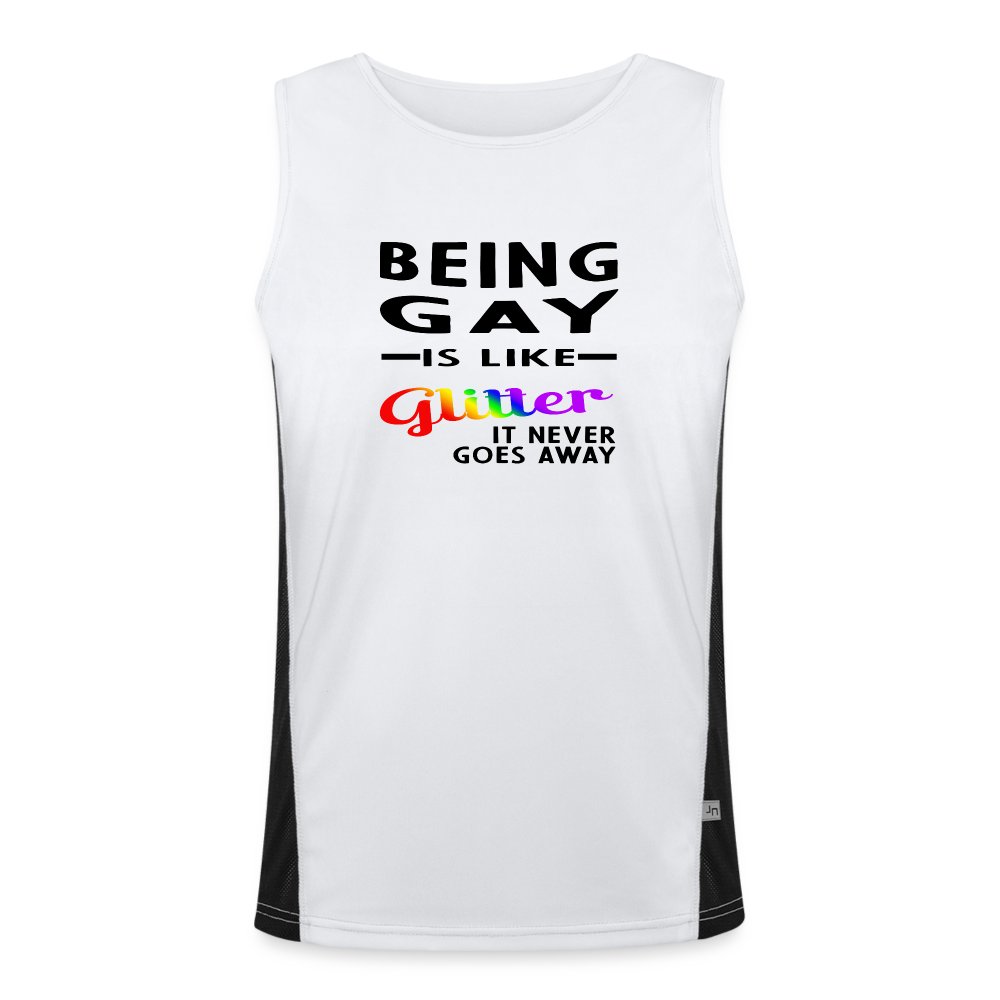 being-gay-is-like-glitter-funktionelles-kontrast-tank-top-fuer-maenner-weiss-schwarz