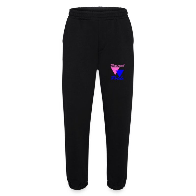 bisexual-pride-triangles-heavyweight-organic-jogginghose-made-in-eu-solid-black