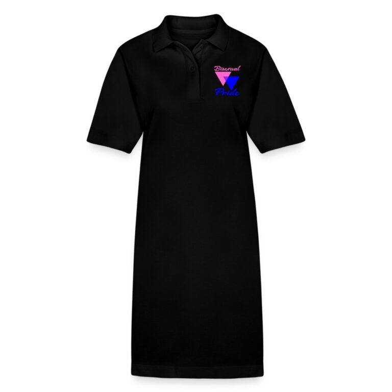 bisexual-pride-triangles-stanleystella-frauen-bio-polokleid-paiger-schwarz