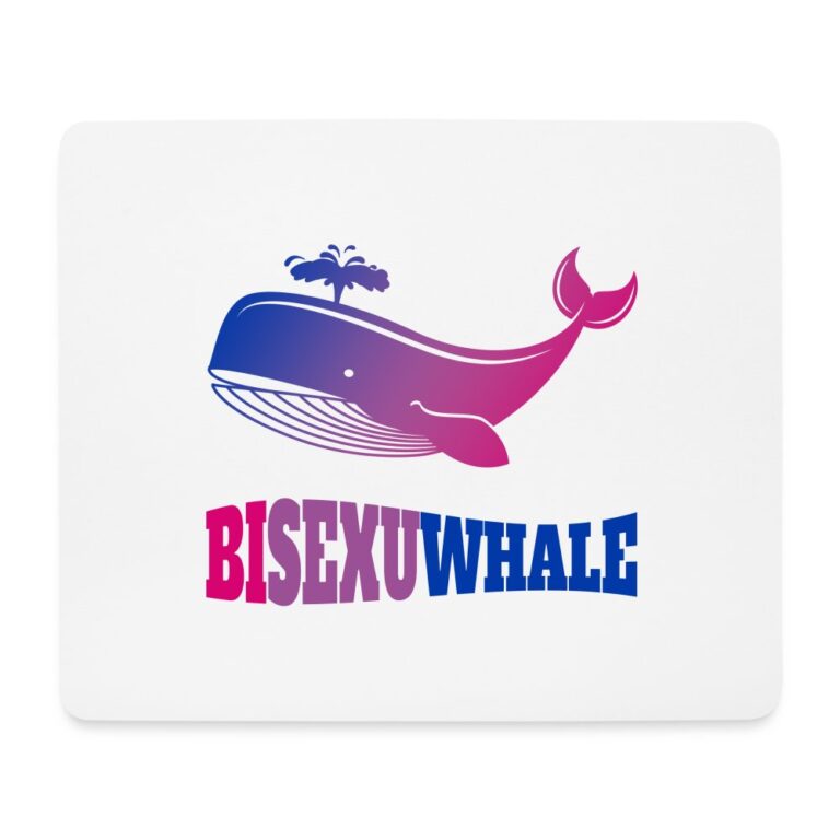 bisexuwhale-mousepad-querformat-weiss