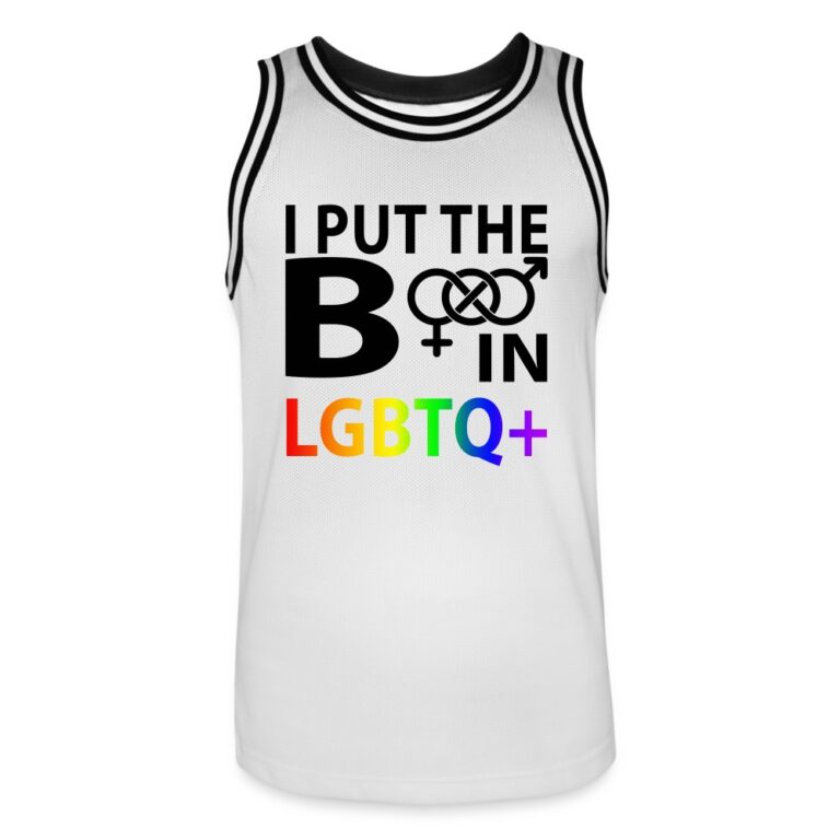 i-put-the-b-in-lgbtq-maenner-basketball-trikot-weiss-schwarz