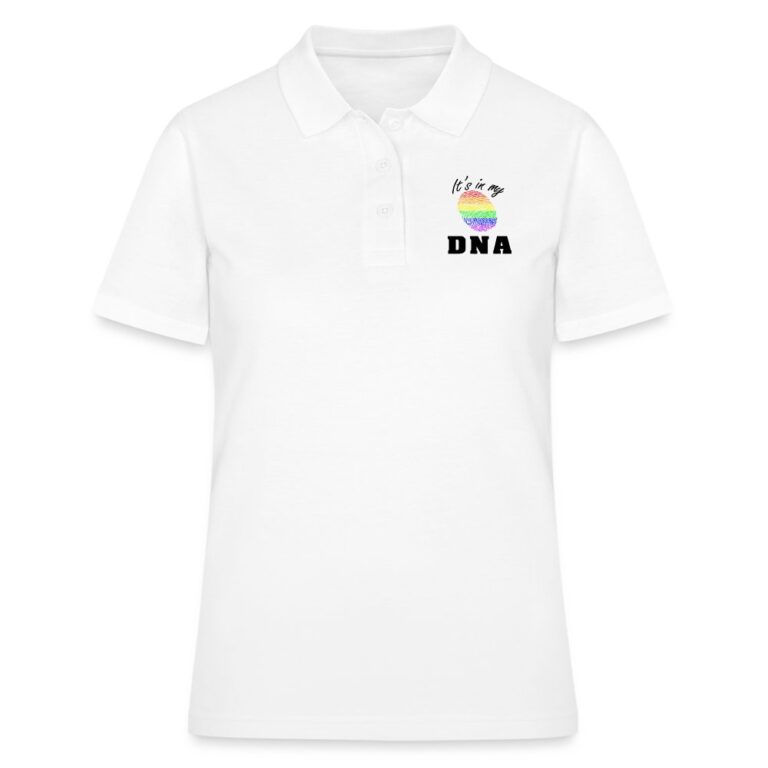 its-in-my-dna-frauen-polo-shirt-weiss