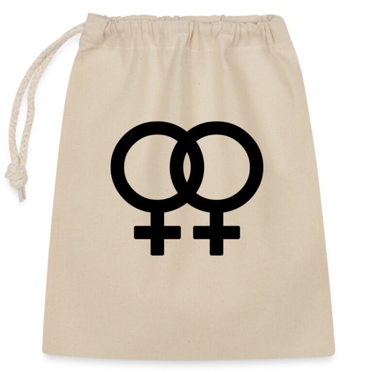 lesbian-pride-gender-signs-verschliessbarer-geschenkbeutel-aus-baumwolle-25x30cm-natur