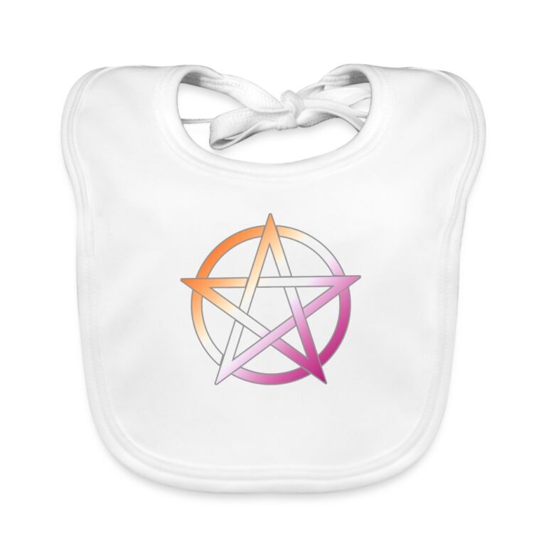lesbian-pride-pentagramm-baby-bio-laetzchen-weiss