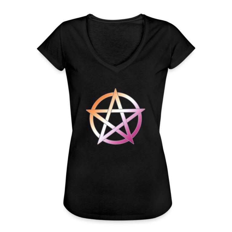 lesbian-pride-pentagramm-frauen-vintage-t-shirt-schwarz