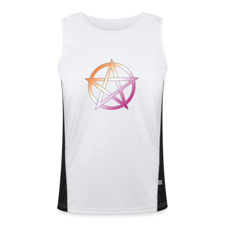 lesbian-pride-pentagramm-funktionelles-kontrast-tank-top-fuer-maenner-weiss-schwarz