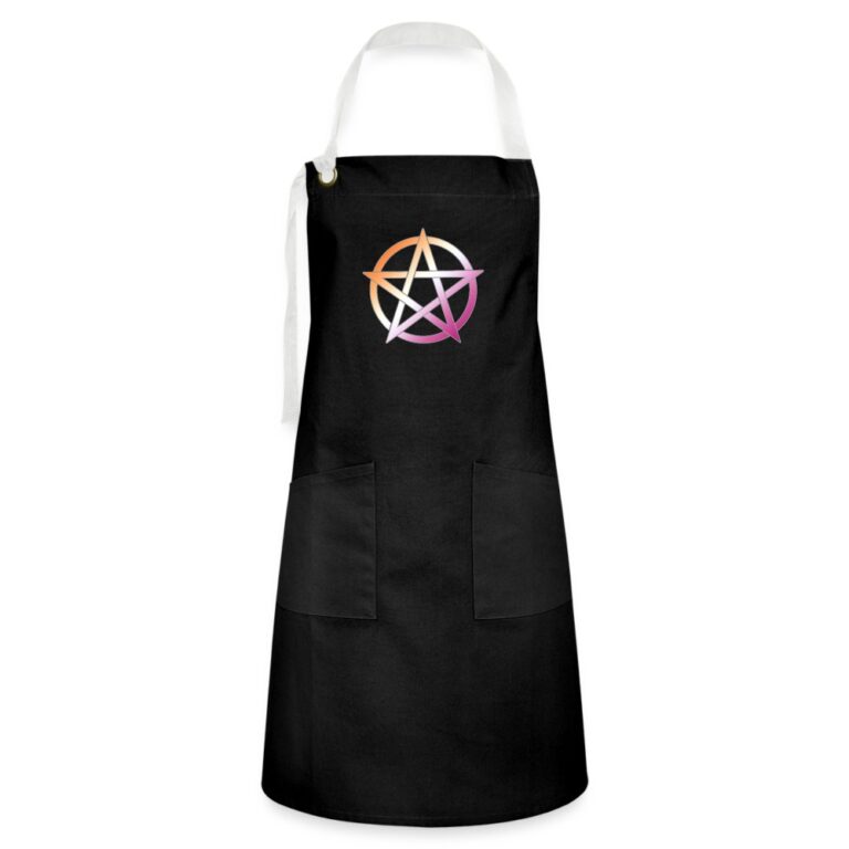 lesbian-pride-pentagramm-kontrastschuerze-schwarz-weiss
