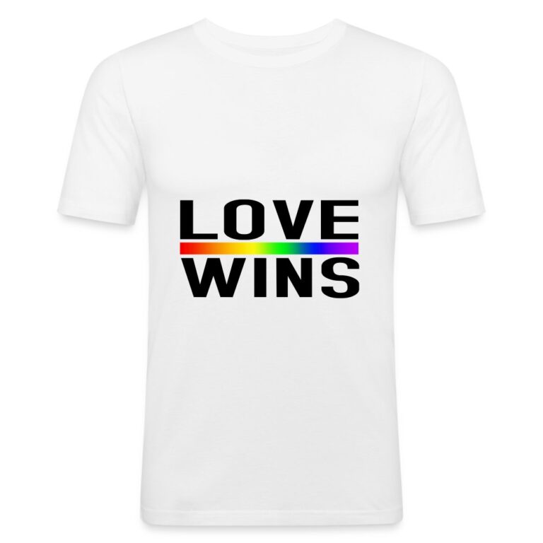 love-wins-maenner-slim-fit-t-shirt-weiss