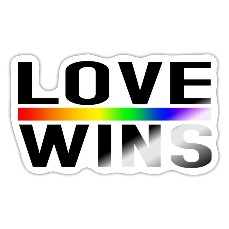 love-wins-sticker-weiss-glaenzend