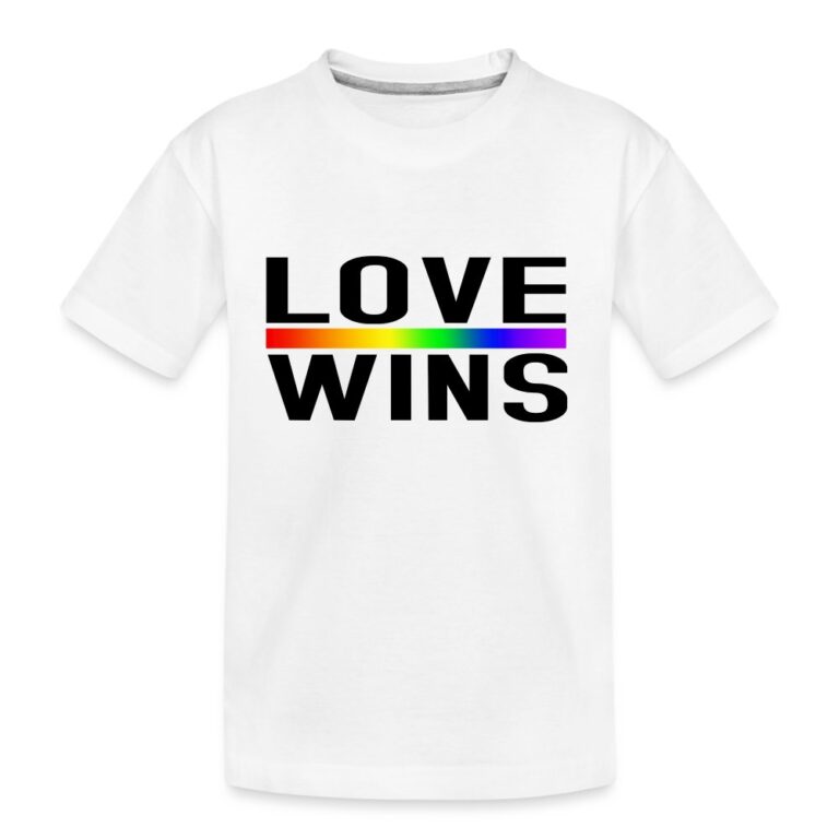 love-wins-teenager-premium-bio-t-shirt-weiss