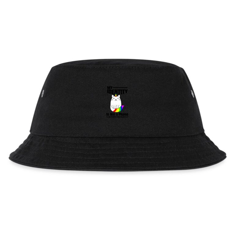 my-identity-is-not-a-phase-kinder-bucket-hat-schwarz