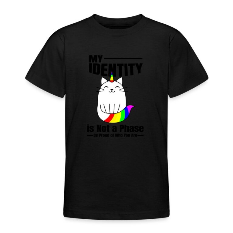 my-identity-is-not-a-phase-teenager-t-shirt-schwarz
