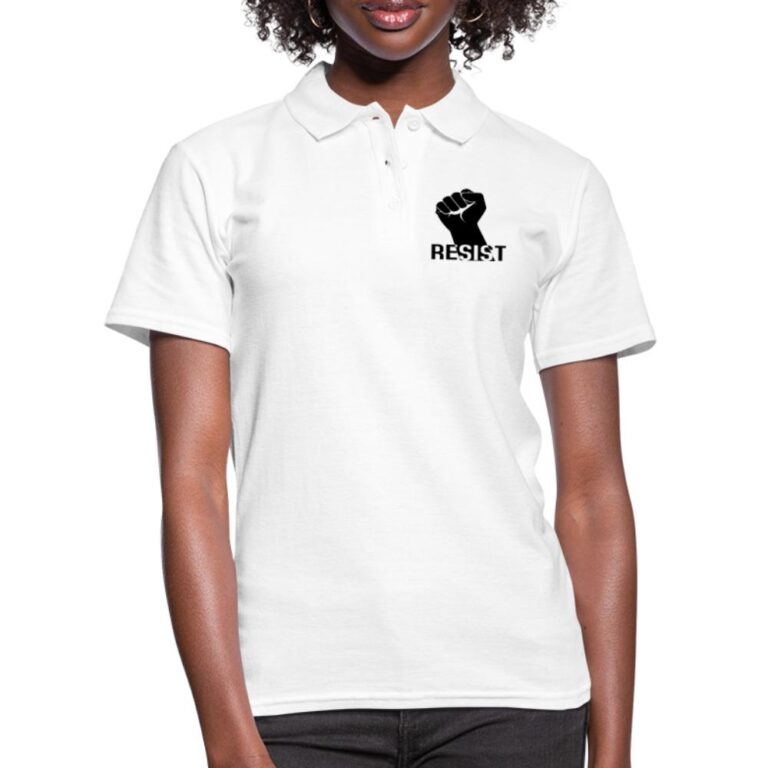 resist-frauen-polo-shirt-weiss