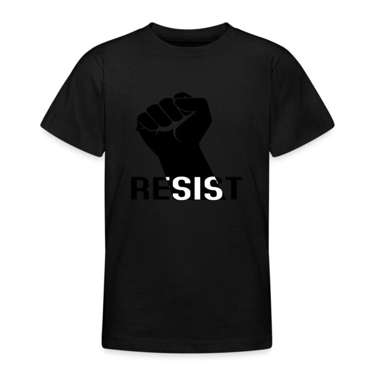 resist-teenager-t-shirt-schwarz