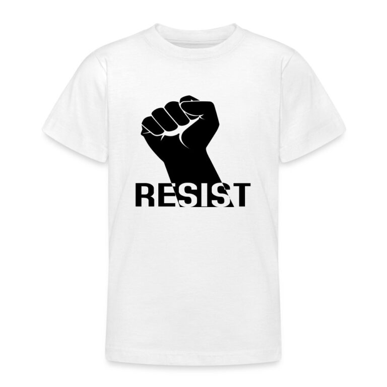 resist-teenager-t-shirt-weiss