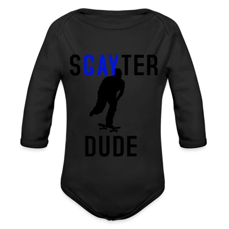 sgayter-dude-baby-bio-langarm-body-schwarz