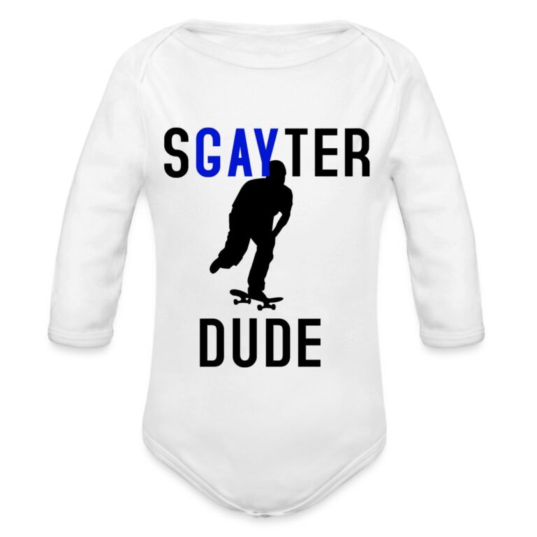 sgayter-dude-baby-bio-langarm-body-weiss