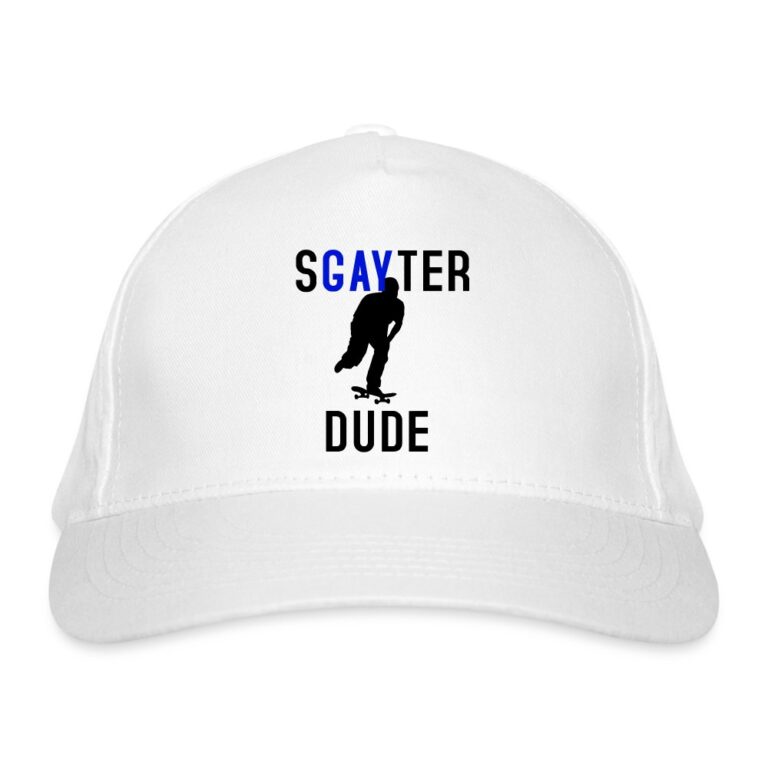 sgayter-dude-bio-baseballkappe-weiss