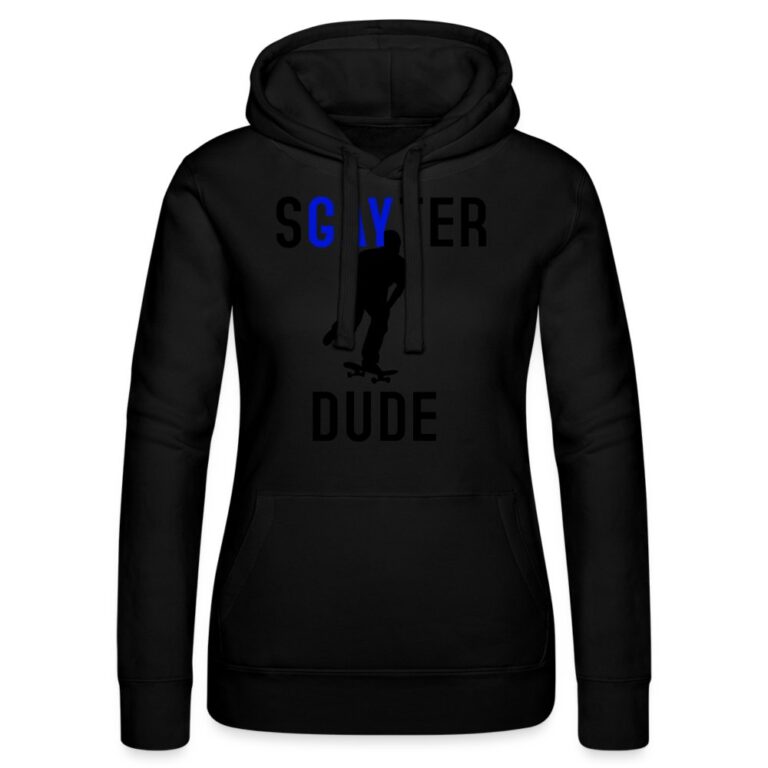 sgayter-dude-frauen-kapuzen-sweater-von-russell-schwarz