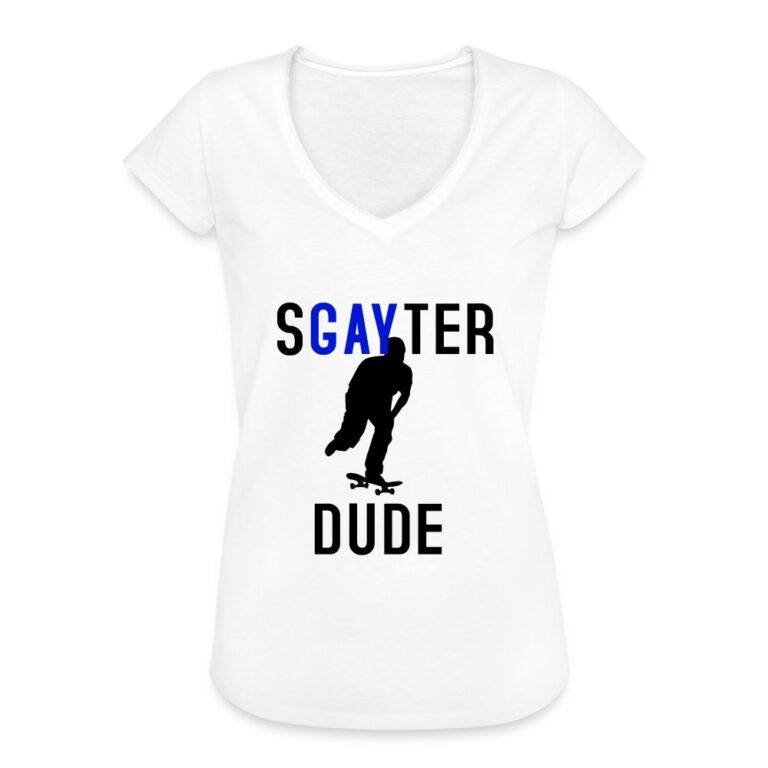 sgayter-dude-frauen-vintage-t-shirt-weiss