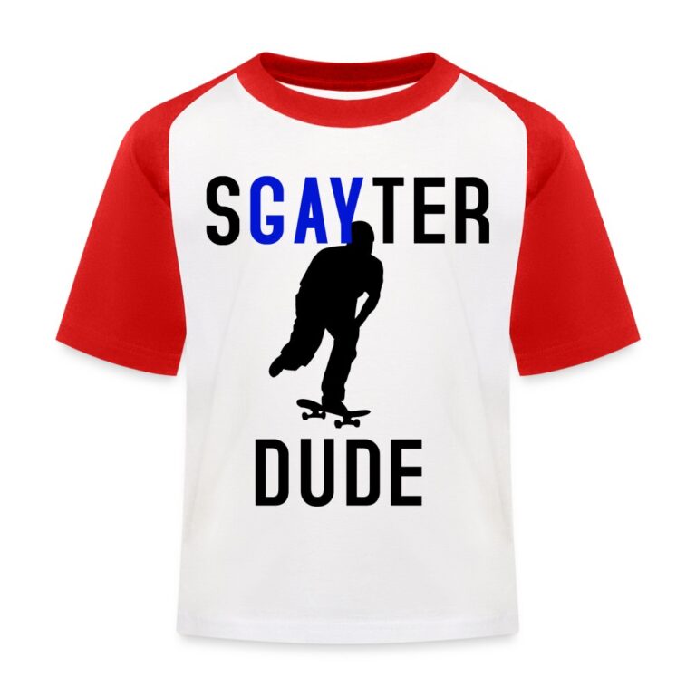 sgayter-dude-kinder-baseball-t-shirt-weiss-rot