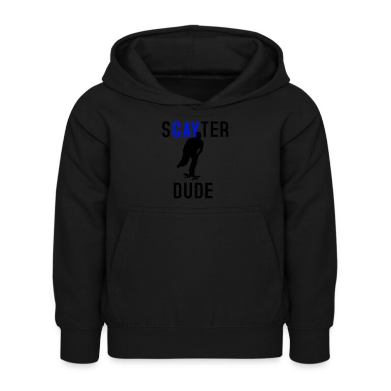 sgayter-dude-kinder-hoodie-schwarz