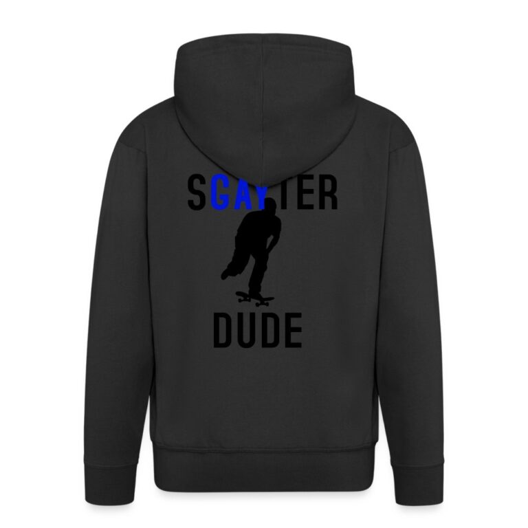 sgayter-dude-maenner-premium-kapuzenjacke-schwarz