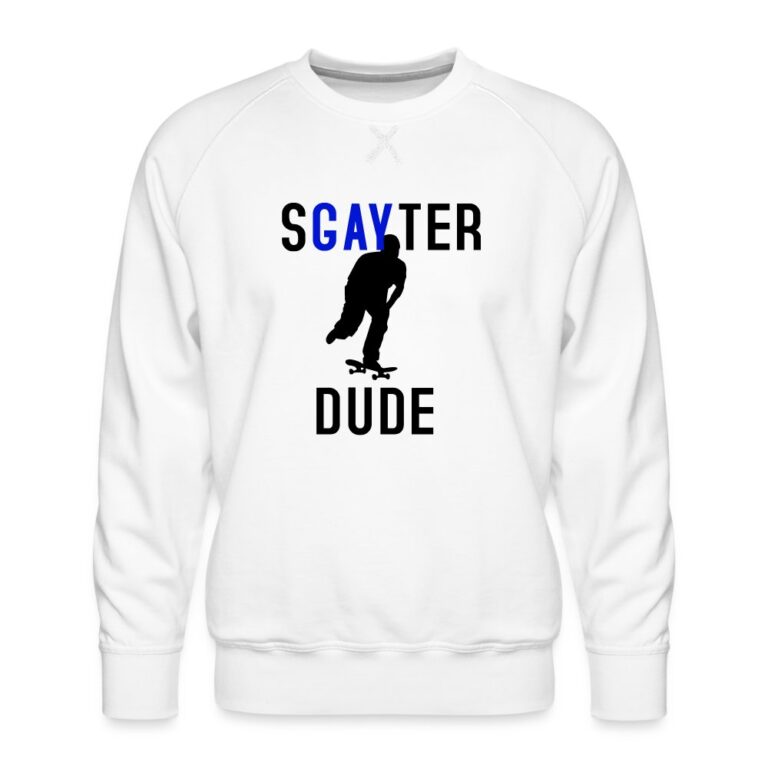 sgayter-dude-maenner-premium-pullover-weiss