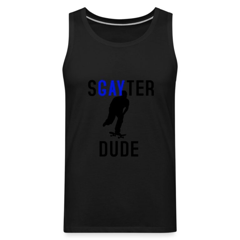 sgayter-dude-maenner-premium-tank-top-schwarz
