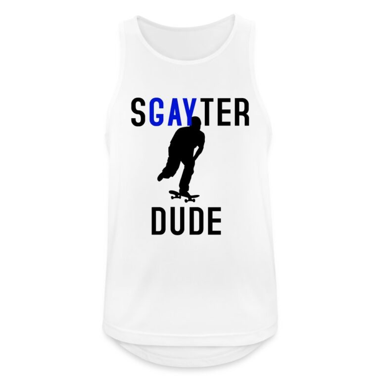 sgayter-dude-maenner-tank-top-atmungsaktiv-weiss
