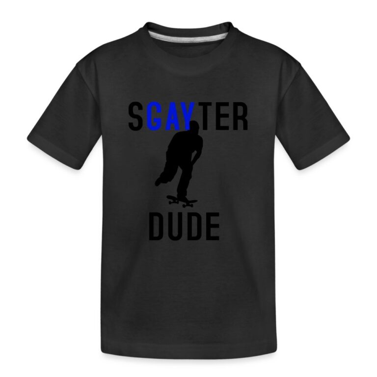 sgayter-dude-teenager-premium-bio-t-shirt-schwarz