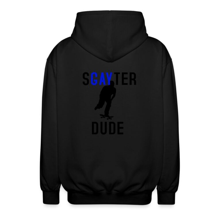 sgayter-dude-unisex-kapuzenjacke-schwarz