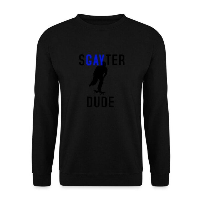 sgayter-dude-unisex-pullover-schwarz
