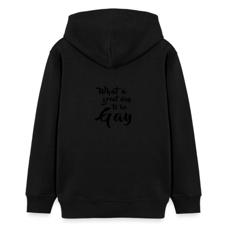 what-a-great-day-to-be-gay-stanleystella-teenager-bio-hoodie-mini-cruiser-schwarz