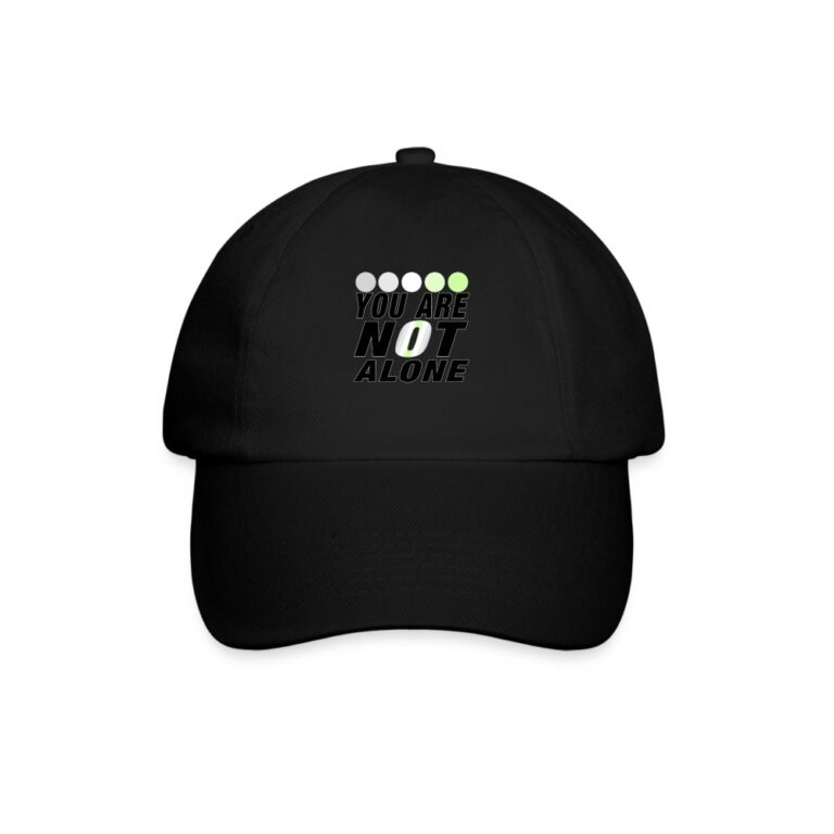 you-are-not-alone-agenderflux-pride-baseballkappe-schwarz-schwarz