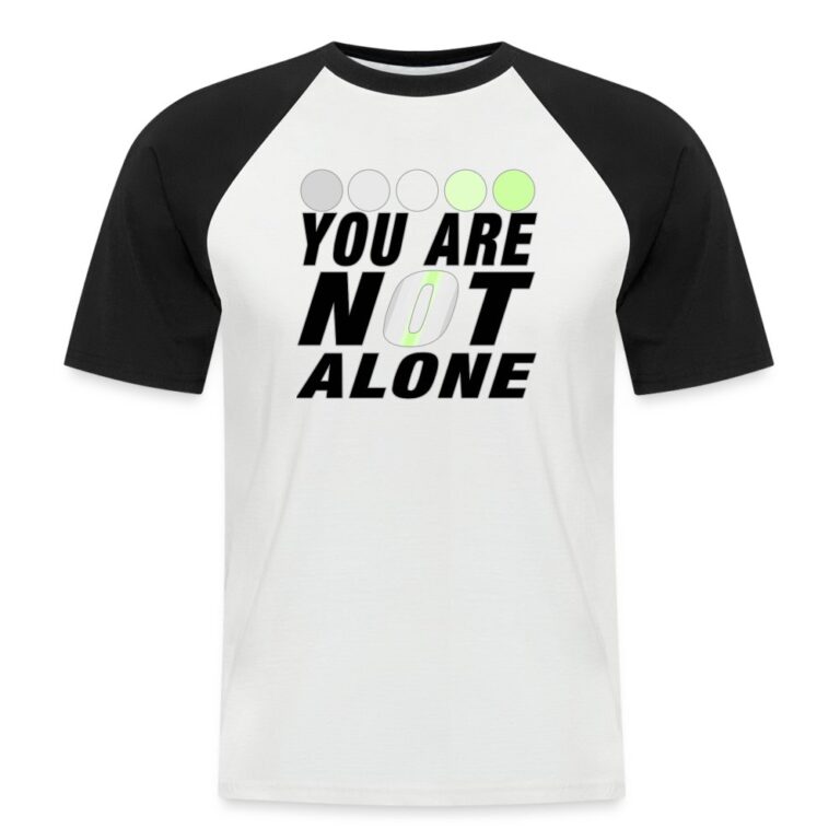 you-are-not-alone-agenderflux-pride-maenner-baseball-t-shirt-weiss-schwarz