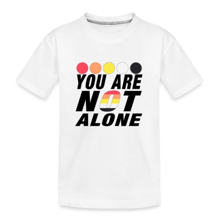 you-are-not-alone-akiosexual-pride-teenager-premium-bio-t-shirt-weiss