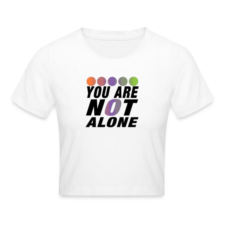 you-are-not-alone-aliagender-pride-cropped-t-shirt-weiss