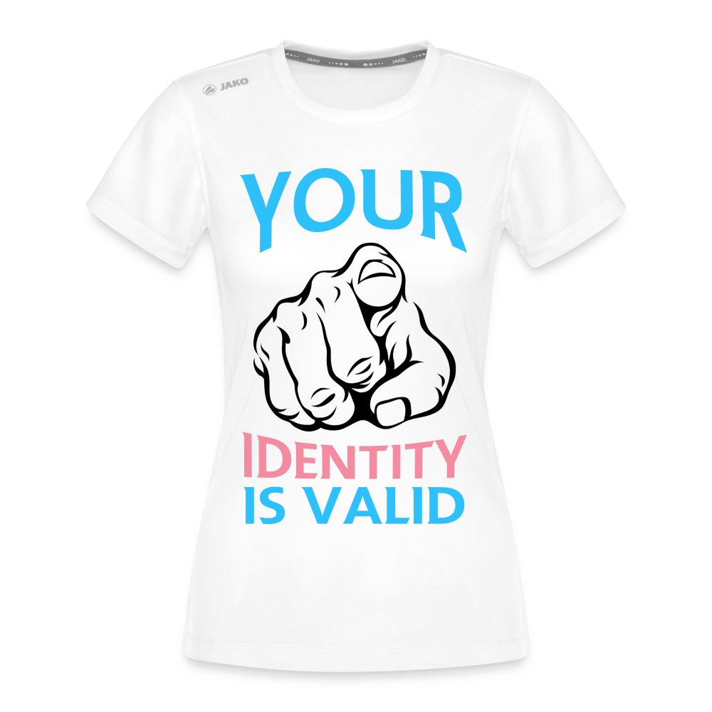 your-identity-is-valid-transgender-pride-jako-frauen-t-shirt-run-20-weiss