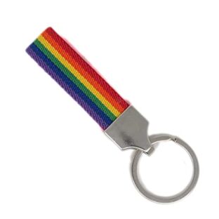 GOS Best Supplies Schlüsselanhänger Regenbogen für Herren und Damen, LGTBI LGBTQ Pride Accessoires Keychain