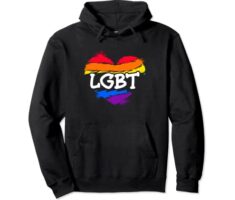 LGBT Herz Gay Lesbian Pride Day Weihnachten LGBTQ Regenbogen Pullover Hoodie