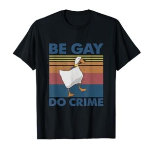 Be Gay Do Crime, Queer Pride Lesben LGBT LGBTQ, lustiges Geschenk T-Shirt