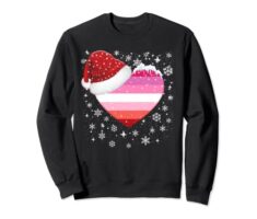 Lesbisch LGBT Weihnachten Gay Pride Regenbogen LGBTQ Sweatshirt