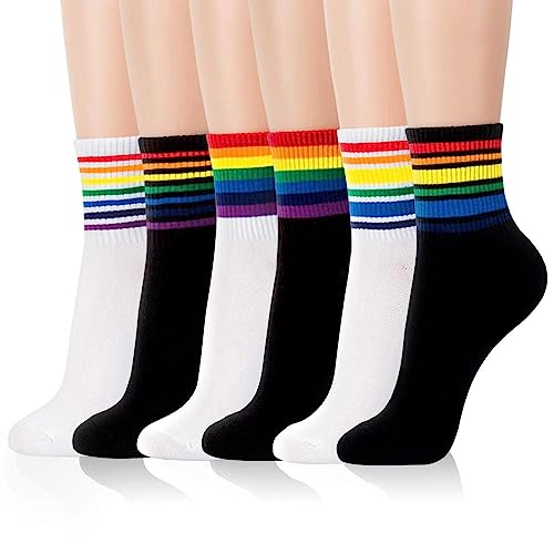 LETO Lustige Bunte Socken Damen Baumwolle Socken Karikatur Tier Niedlich Katze cats hund Socken Weihnachten Geschenk für Frauen Mädchen