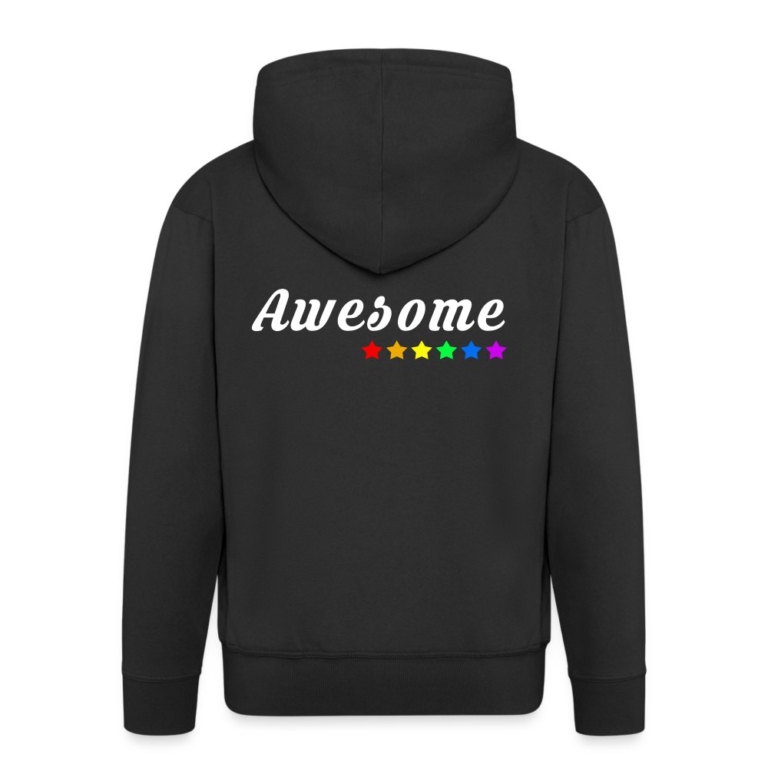 awesome-lgbtq-maenner-premium-kapuzenjacke-schwarz