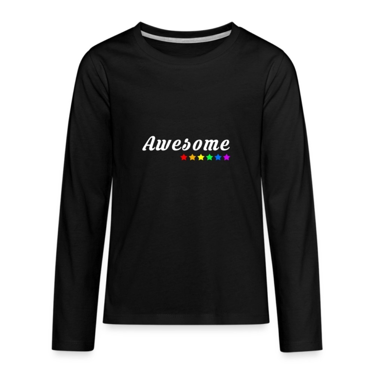 awesome-lgbtq-teenager-premium-langarmshirt-schwarz