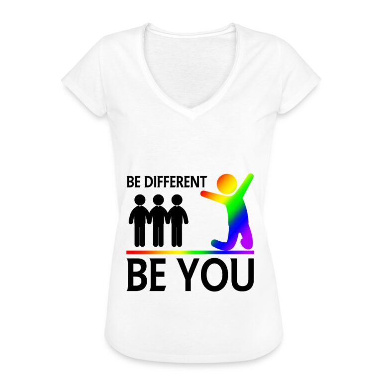 be-different-be-you-frauen-vintage-t-shirt-weiss