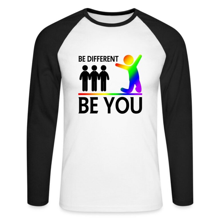 be-different-be-you-maenner-baseballshirt-langarm-weiss-schwarz